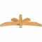 Ekena Millwork Davenport Rough Sawn Timber Gable Bracket, Western Red Cedar, 60"W x 22"H x 4"D x 4"F, 9/12 Pitch GBW060X22X0404DAV00RWR - alternate 2